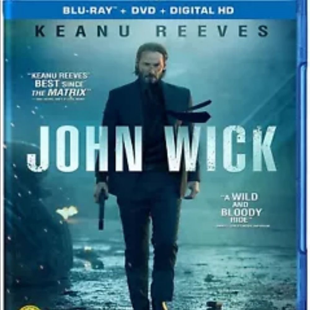 John Wick DVD + Blueray + Digital HD New Sealed
